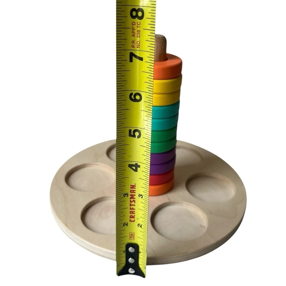 Lovevery Flexible Ring Stacker Wooden Stacking Toy Montessori Babbler *Read